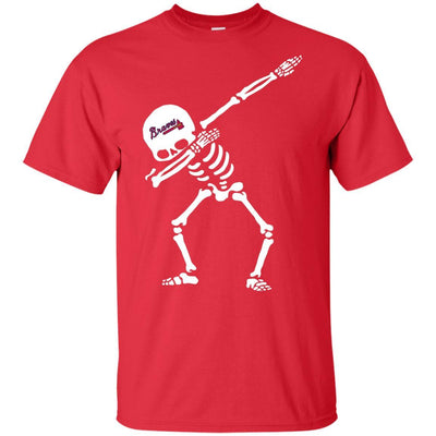 Dabbing Skull Atlanta Braves T Shirts
