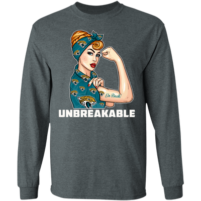 Beautiful Girl Unbreakable Go Jacksonville Jaguars T Shirt