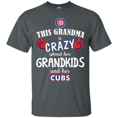 Funny This Grandma Is Crazy About Her Grandkids And Her Cubs T Shirts