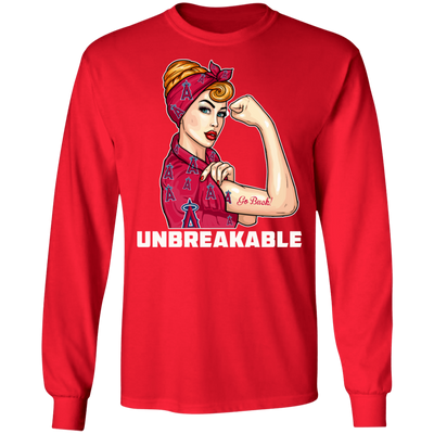 Beautiful Girl Unbreakable Go Los Angeles Angels T Shirt