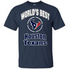 Amazing World's Best Dad Houston Texan T Shirts
