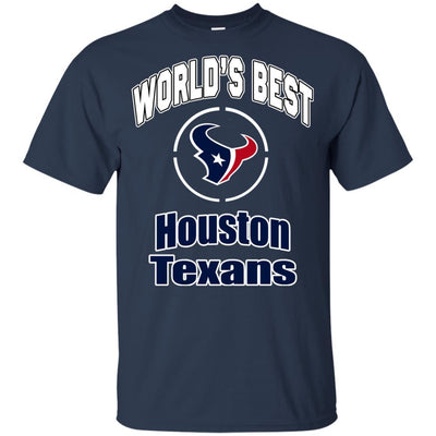 Amazing World's Best Dad Houston Texan T Shirts