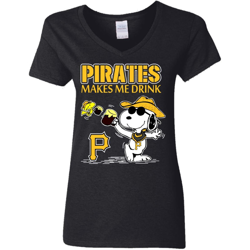 Pittsburgh Pirates Makes Me Drinks T-Shirt