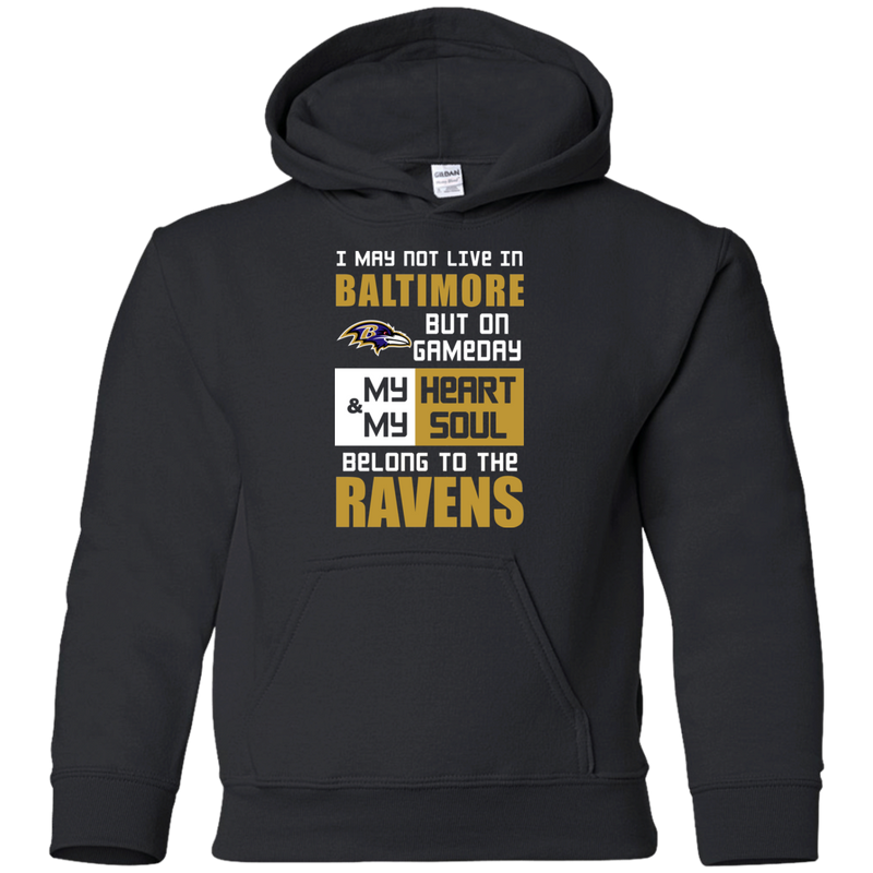 My Heart And My Soul Belong To The Baltimore Ravens T Shirts