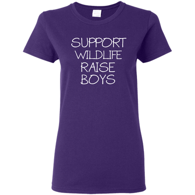 Support Wildlife Raise Boys T Shirts V4