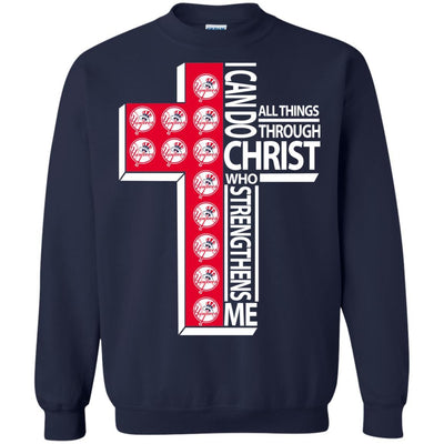 Gorgeous I Can Do All Things Through Christ New York Yankees T Shirts