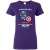 Nice Pug T Shirts - This Girl Is Protected By Captain America Pug