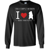 I'm A Simple Woman - Pug T Shirts