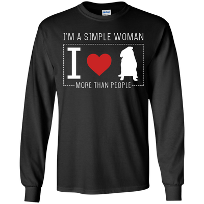 I'm A Simple Woman - Pug T Shirts