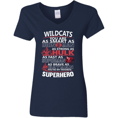 Arizona Wildcats You're My Favorite Super Hero T Shirts
