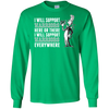 I Will Support Everywhere Hawaii Rainbow Warriors T Shirts