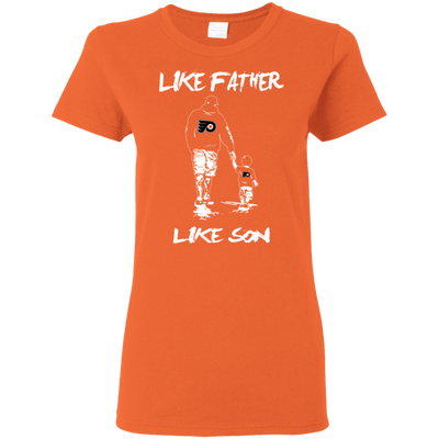 Happy Like Father Like Son Philadelphia Flyers T Shirts