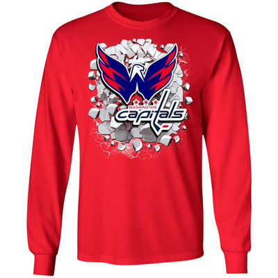 Colorful Earthquake Art Washington Capitals T Shirt