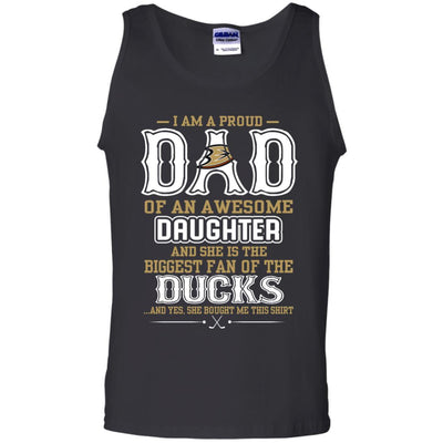 Proud Of Dad Of An Awesome Daughter Anaheim Ducks T Shirts