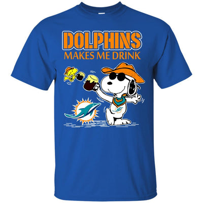 Miami Dolphins Make Me Drinks T-Shirt