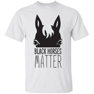 Black Horses Matter Horse T Shirts