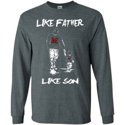 Happy Like Father Like Son Miami RedHawks T Shirts