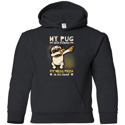 My Pug Into Fitness Pizza Pug T Shirts