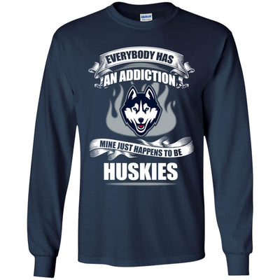 Everybody Has An Addiction Mine Just Happens To Be Connecticut Huskies T Shirt