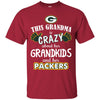 Funny This Grandma Is Crazy About Her Grandkids And Her Packers T Shirts