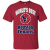 Amazing World's Best Dad Houston Texan T Shirts