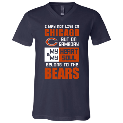 My Heart And My Soul Belong To The Chicago Bears T Shirts