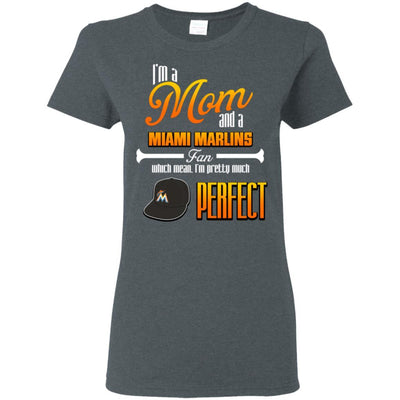 Cool Pretty Perfect Mom Fan Miami Marlins T Shirt