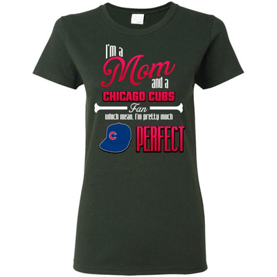 Cool Pretty Perfect Mom Fan Chicago Cubs T Shirt