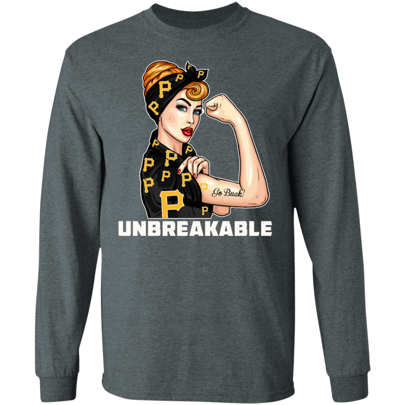 Beautiful Girl Unbreakable Go Pittsburgh Pirates T Shirt