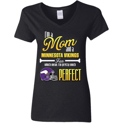 Cool Pretty Perfect Mom Fan Minnesota Vikings T Shirt