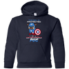 Nice Pug T Shirts - This Girl Is Protected By Captain America Pug