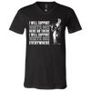 I Will Support Everywhere Chicago White Sox T Shirts