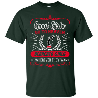 Good Girls Go To Heaven Cincinnati Bearcats Girls T Shirts