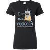 Perfect Beautiful Pug T Shirts - I Am A Pugicorn Gifts For Lovers