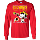 Washington Redskins Make Me Drinks T Shirts