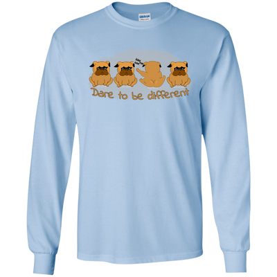 Pug - Dare To Be Different T Shirts