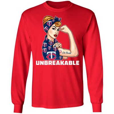 Beautiful Girl Unbreakable Go Minnesota Twins T Shirt