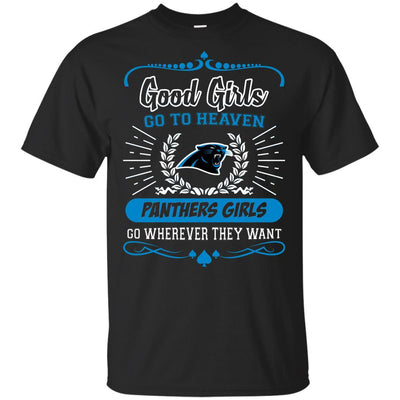 Good Girls Go To Heaven Carolina Panthers Girls T Shirts