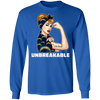 Beautiful Girl Unbreakable Go Los Angeles Chargers T Shirt