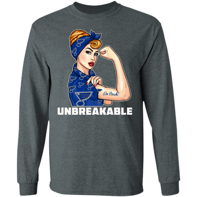 Beautiful Girl Unbreakable Go St. Louis Blues T Shirt