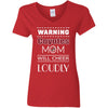 Warning Mom Will Cheer Loudly Arizona Coyotes T Shirts
