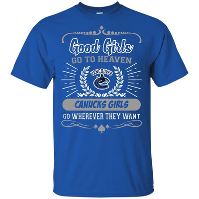 Good Girls Go To Heaven Vancouver Canucks Girls T Shirts