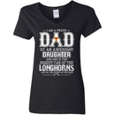 Proud Of Dad Of An Awesome Daughter Texas Longhorns T Shirts