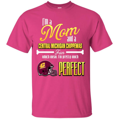 Cool Pretty Perfect Mom Fan Central Michigan Chippewas T Shirt