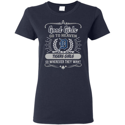 Good Girls Go To Heaven Detroit Tigers Girls T Shirts