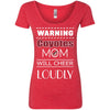Warning Mom Will Cheer Loudly Arizona Coyotes T Shirts