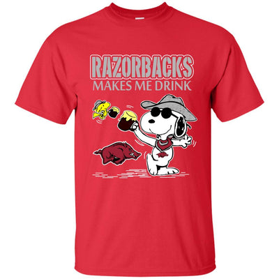 Arkansas Razorbacks Make Me Drinks T Shirt