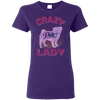 Crazy Pug Lady T Shirts