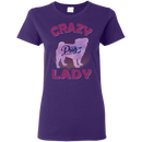 Crazy Pug Lady T Shirts