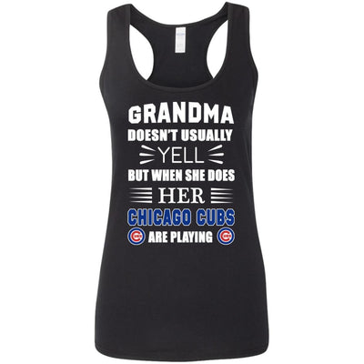 Grandma Doesn't Usually Yell Chicago Cubs T Shirts